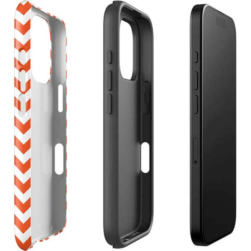Oklahoma State University Chevron Print iPhone 16 Pro Max Impact Case